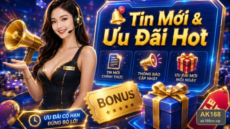 Khuyến mãi AK168: Kiểm tra thời hạn, đối tượng áp dụng và giới hạn nhận thưởng trước khi tham gia – ak168vn.vip