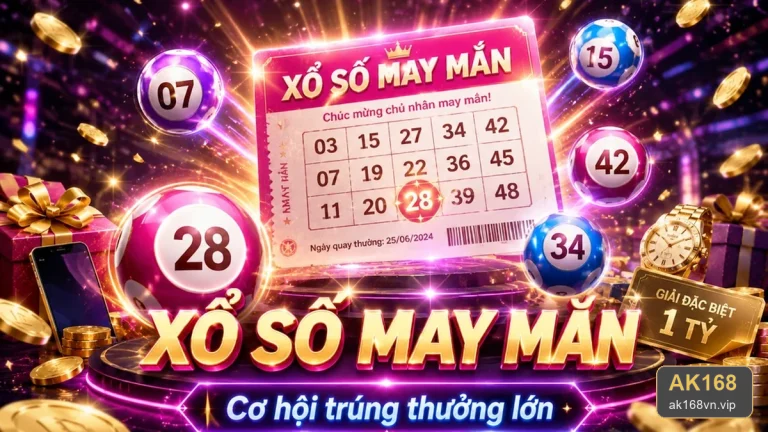 Xổ Số AK168: Hướng Dẫn Kiểm Tra Vé Số, Kỳ Quay Và Nguồn Công Bố Kết Quả – ak168vn.vip