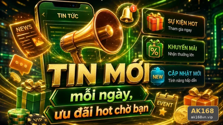 Khuyến Mãi AK168 Tại ak168vn.vip: Đọc Chi Tiết Giao Diện Ưu Đãi Và Đánh Giá Cho Người Mới Bằng Tiêu Chí Minh Bạch – Góc Kiểm Chứng Theo Tên Miền
